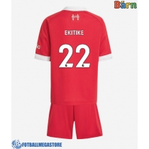 Fotballdrakt Barn Liverpool Hugo Ekitike #22 Hjemmedraktsett 2025-26 Kortermet (+ Korte bukser)